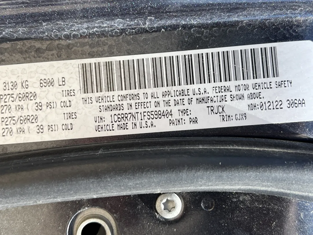 2015 Ram 1500 - 1C6RR7NT1FS598404 - Image #55