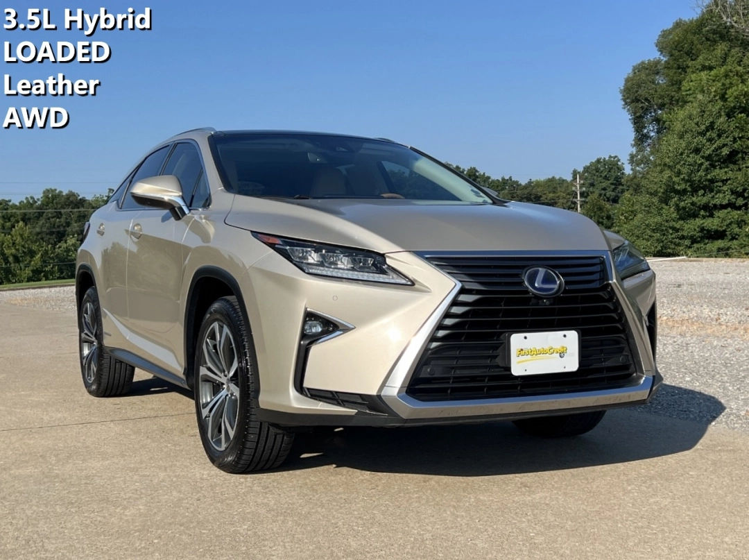 Gold 2016 Lexus RX Hybrid 450h F Sport AWD SUV / Crossover All-Wheel Drive Continuously Variable Transmission